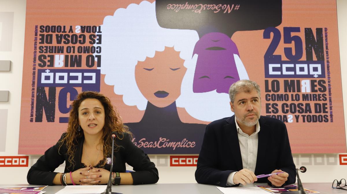 Elena Blasco y Unai Sordo en la rueda de prensa