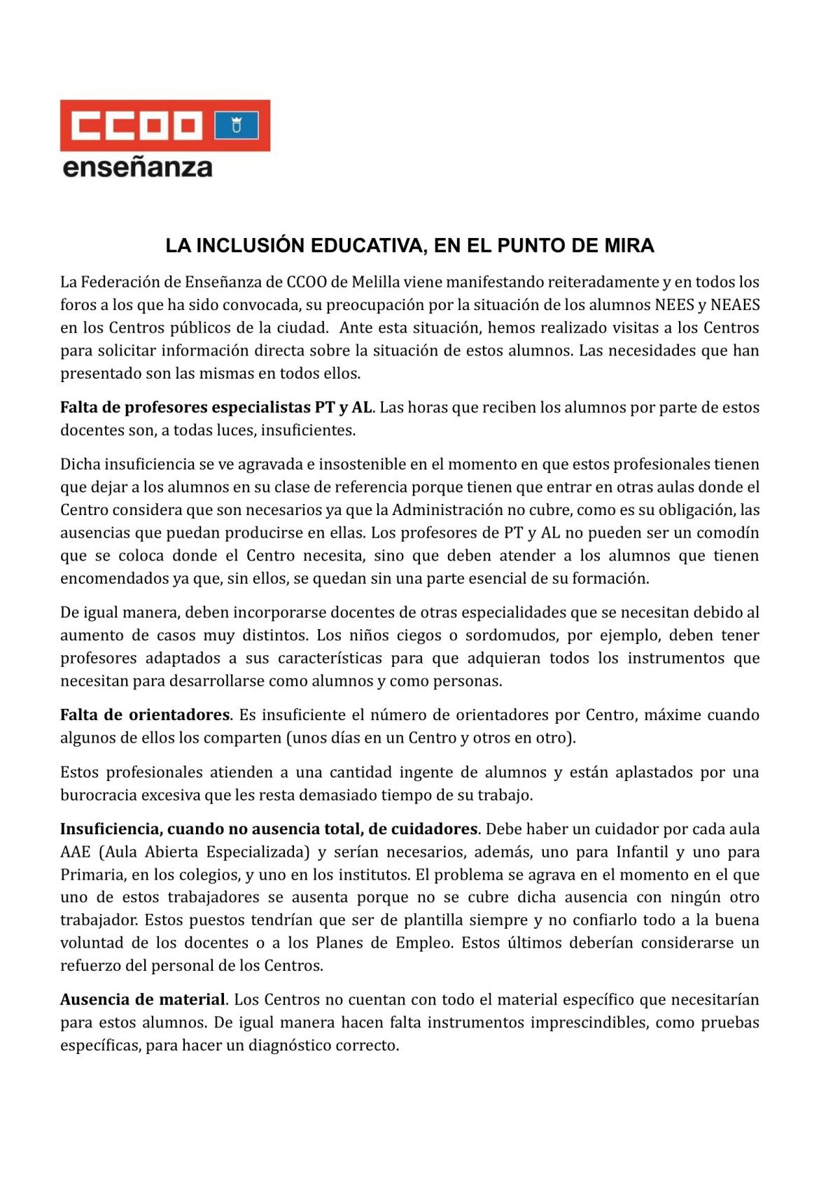 INCLUSIÓN